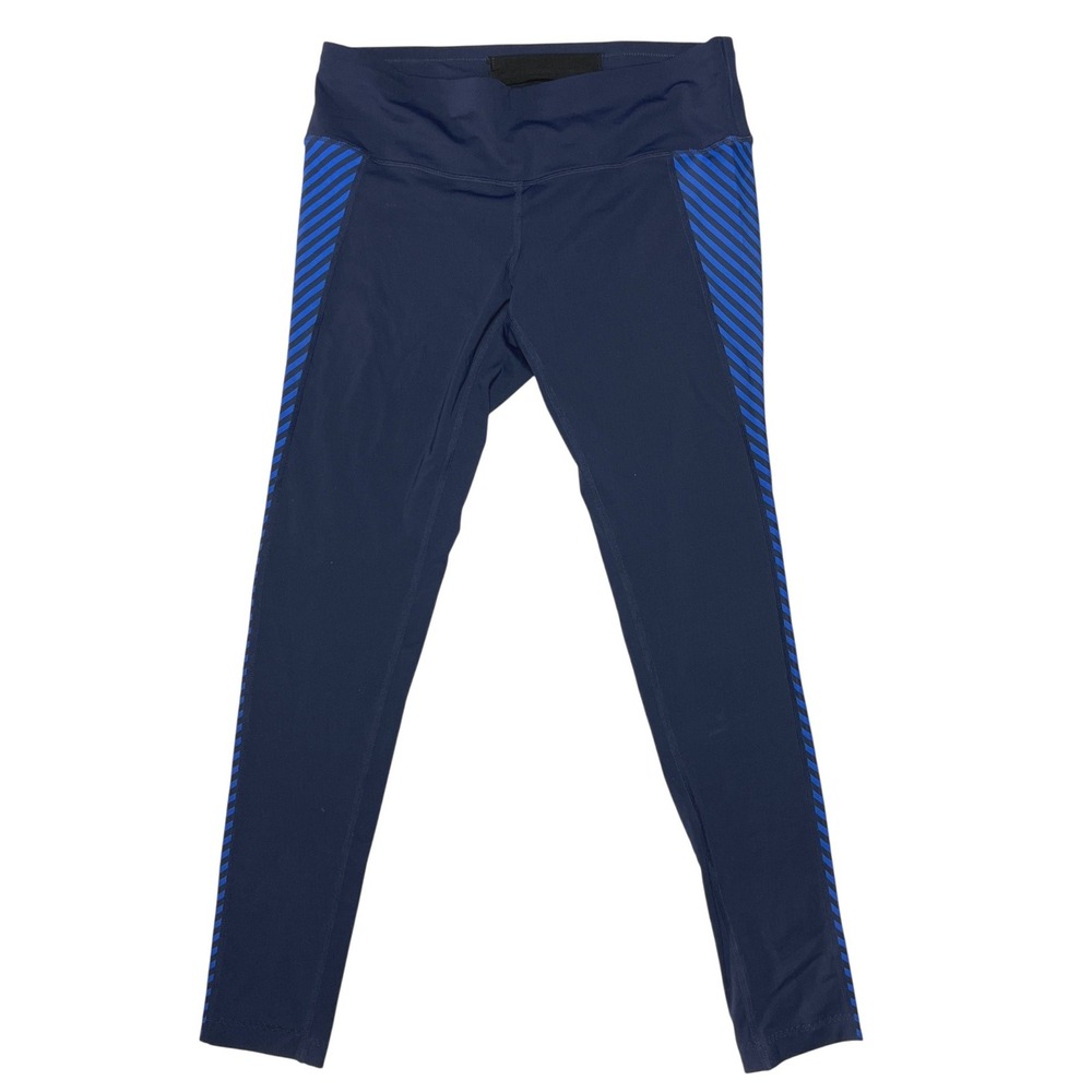Athleta Womens Leggings Medium Blue‎ Stretch Athletic Workout EUC